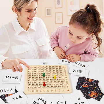 Montessori Multiply game for preschoolers