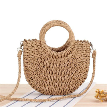 Handmade rotan beach bag