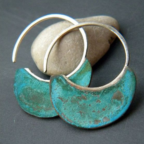 Vintage Turquoise Washed Earrings